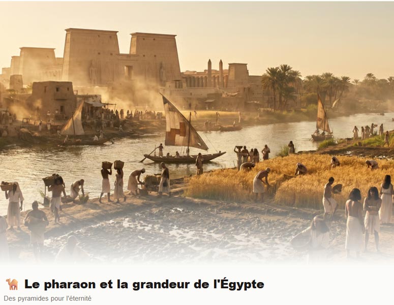 Aperçu cours — le pharaon et l'Égypte
